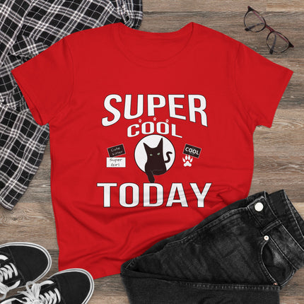 Super Cool Today T-Shirt – Cute Cat Graphic Tee