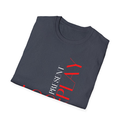Look Forward, Play the Present” Modern Typography Tee