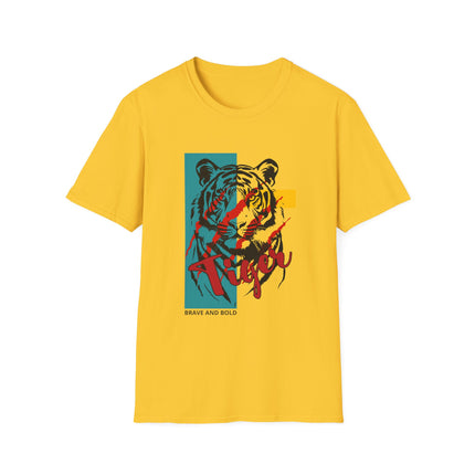 Brave and Bold – Tiger Graphic T-Shirt