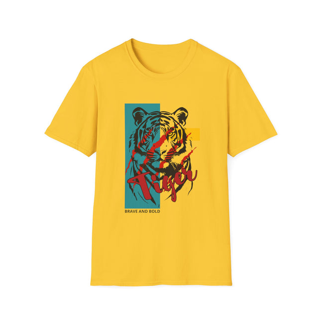 Brave and Bold – Tiger Graphic T-Shirt