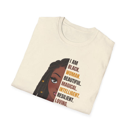 Empowered Queen Tee I Am” Statement Shirt (White)