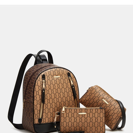 Trends Slingbackpack Three-use Women Bag Multipurpose Backpack Three-piece Set