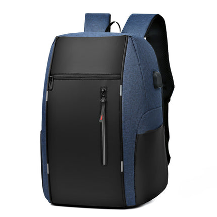 Men's Fashion Simple Multi-functional Large Capacity Schoolbag