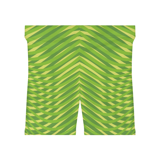 🍃 "Lime Twist" High-Waist Active Shorts