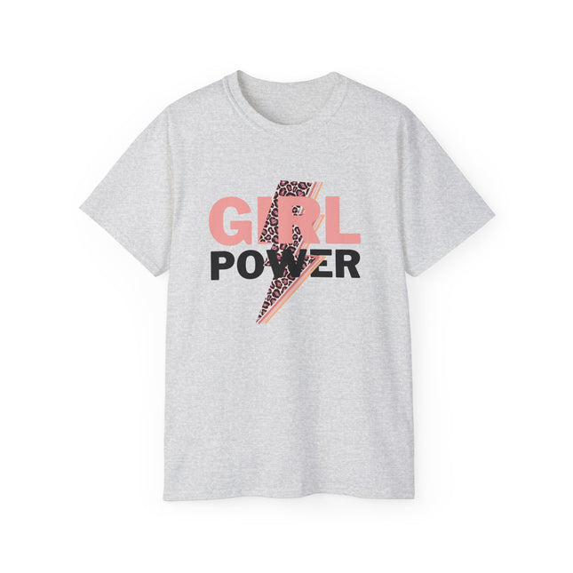 ⚡ Girl Power Leopard Bolt Tee – Fierce, Fearless, Feminine