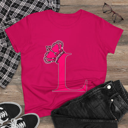 👑 L is for Queen – Monogram Crown Tee