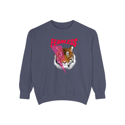 🐯 Fearless Tiger Crewneck Sweatshirt – Power in Style