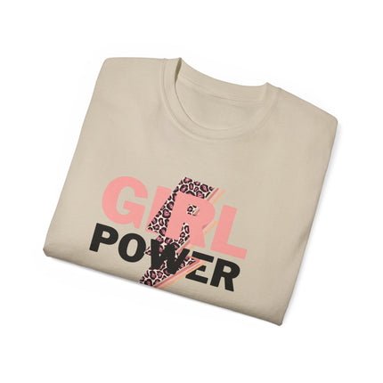 ⚡ Girl Power Leopard Bolt Tee – Fierce, Fearless, Feminine