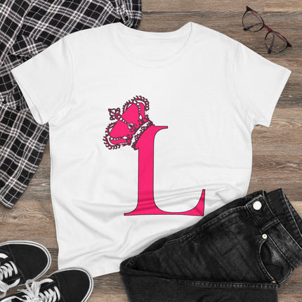 👑 L is for Queen – Monogram Crown Tee