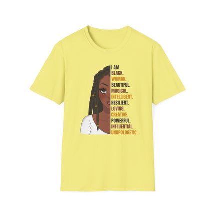 Empowered Queen Tee I Am” Statement Shirt (White)