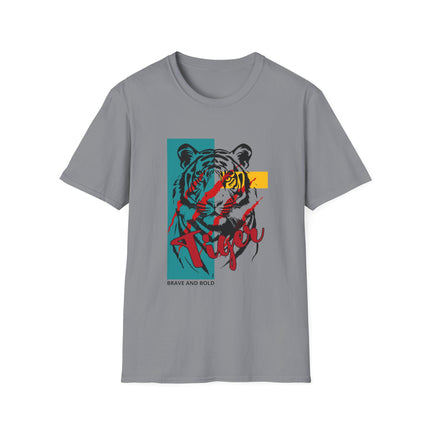 Brave and Bold – Tiger Graphic T-Shirt