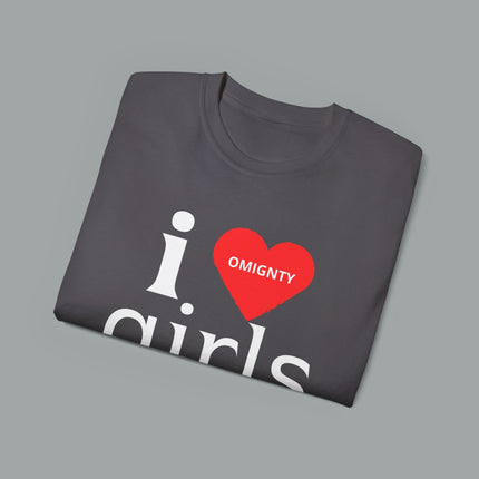 I ❤️ Girls” Tee – Pretty, Bold & Proud 💋