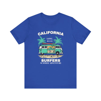 California Surfers Tee – Long Beach Vibes 🌴🏄‍♂️