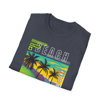 California Beach Tee – Tropical Vibes, Sunset Style 🌴🌅