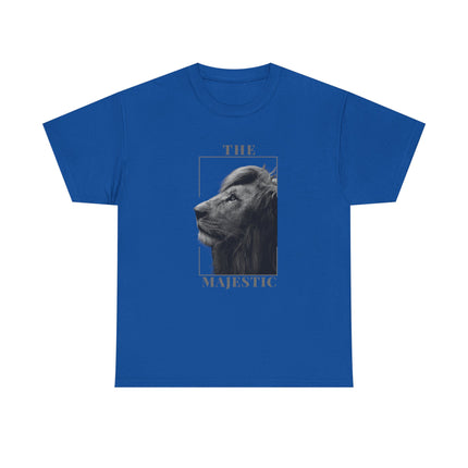 🦁 The Majestic Lion Graphic T-Shirt – White