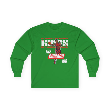 🏀 The Chicago Kid – Retro Basketball Long Sleeve Tee