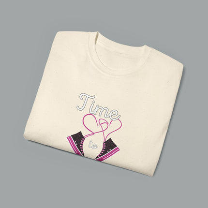 Unisex Ultra Cotton Tee, Print Time To Dance Luxury Design
