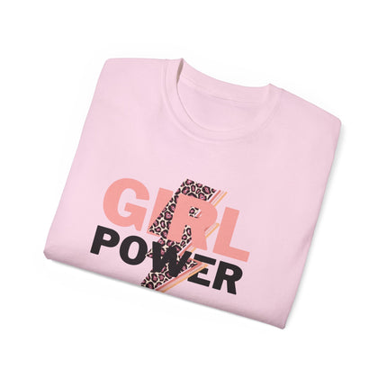 ⚡ Girl Power Leopard Bolt Tee – Fierce, Fearless, Feminine