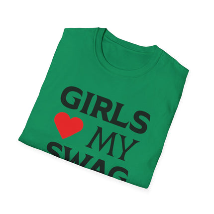 Unisex Softstyle T-Shirt, Print Girls My Swag