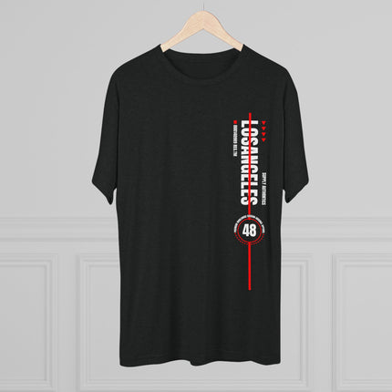 🏁 Los Angeles Vertical Graphic Tee – Black Edition