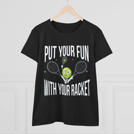 🎾 Put Your Fun with Your Racket – Tennis T-Shirt