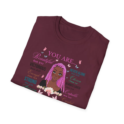 💜 You Are Empowerment Tee – Faith, Beauty & Strength