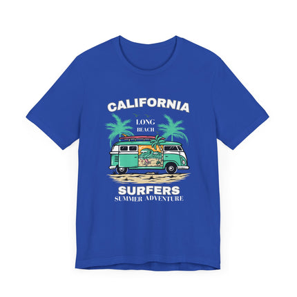 California Surfers Tee – Long Beach Vibes 🌴🏄‍♂️