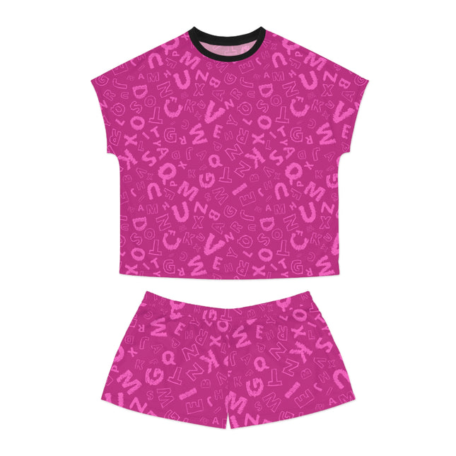 💜 Bold Alphabet Print Lounge Set