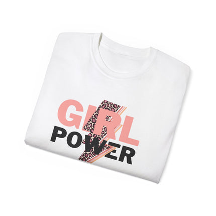 ⚡ Girl Power Leopard Bolt Tee – Fierce, Fearless, Feminine
