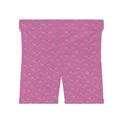 🗽 New York Dreams High-Waist Shorts – Pink Edition