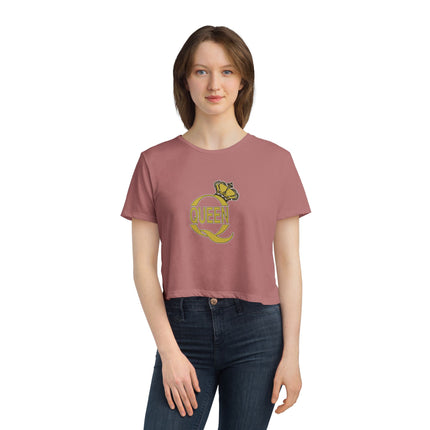 👑 Queen Q Crown Crop Tee – Rule Your Look