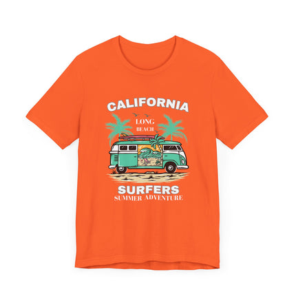 California Surfers Tee – Long Beach Vibes 🌴🏄‍♂️