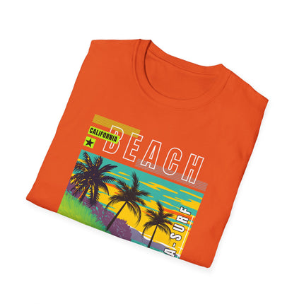 California Beach Tee – Tropical Vibes, Sunset Style 🌴🌅