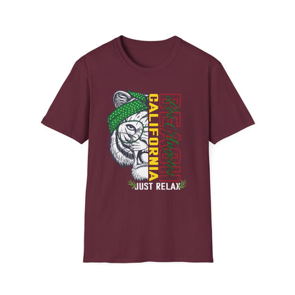 California Chill Tiger Tee – Just Relax in Style 🐯🌴