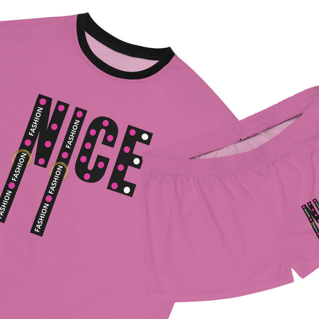 💖 NICE Fashion Lounge Set – Bold, Playful & Comfy