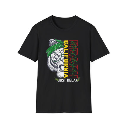 California Chill Tiger Tee – Just Relax in Style 🐯🌴