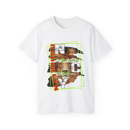🦁 Brooklyn NYC Style Tee – Urban Jungle Vibes