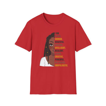 Empowered Queen Tee I Am” Statement Shirt (White)