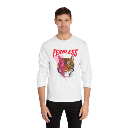Fearless Tiger Crewneck Sweatshirt – White Edition