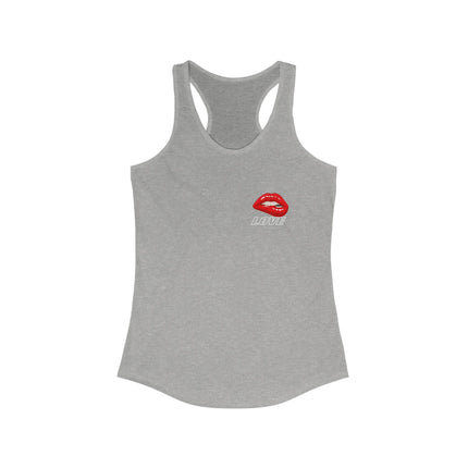 💋 "Love Lips" Graphic Racerback Tank – Flirty, Bold & Effortlessly Cool