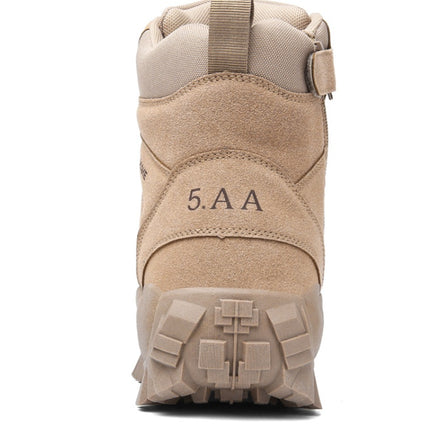 Combat Fall Winter Men High-top Outdoor Training Combat Hiking Desert Warm Snow Boots