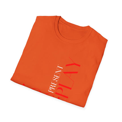 Look Forward, Play the Present” Modern Typography Tee