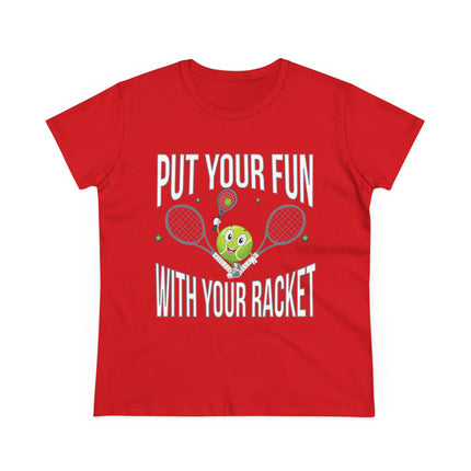🎾 Put Your Fun with Your Racket – Tennis T-Shirt