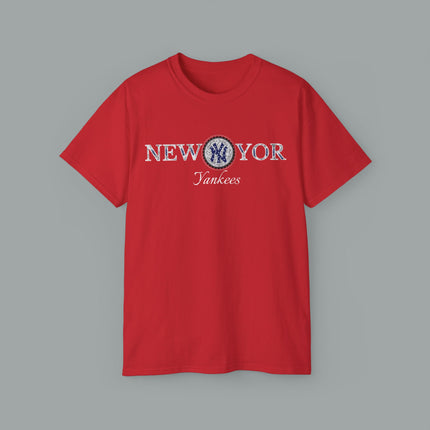 Unisex Ultra Cotton Tee, Print New York Yankees