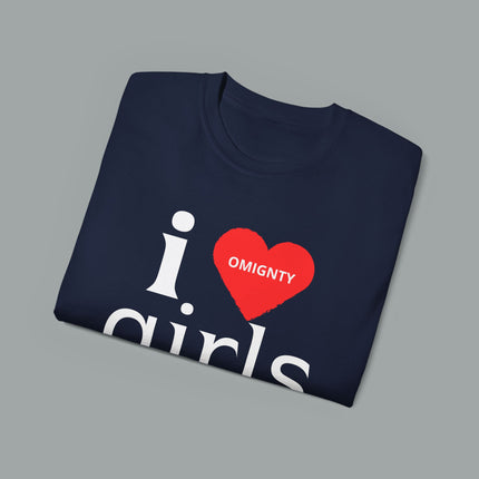 I ❤️ Girls” Tee – Pretty, Bold & Proud 💋
