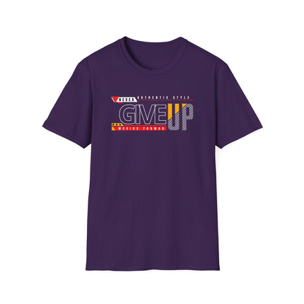 Never Give Up – Motivational Streetwear Tee