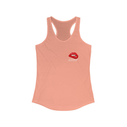 💋 "Love Lips" Graphic Racerback Tank – Flirty, Bold & Effortlessly Cool