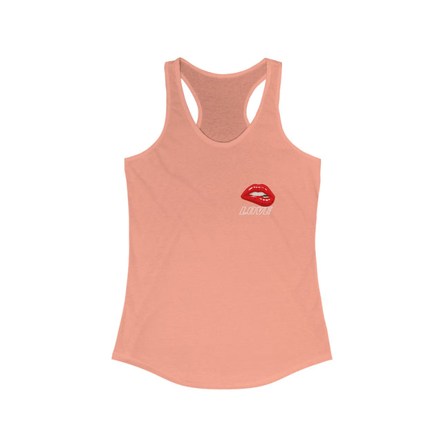 💋 "Love Lips" Graphic Racerback Tank – Flirty, Bold & Effortlessly Cool