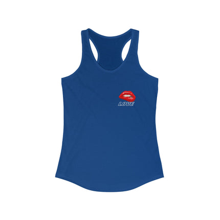 💋 "Love Lips" Graphic Racerback Tank – Flirty, Bold & Effortlessly Cool