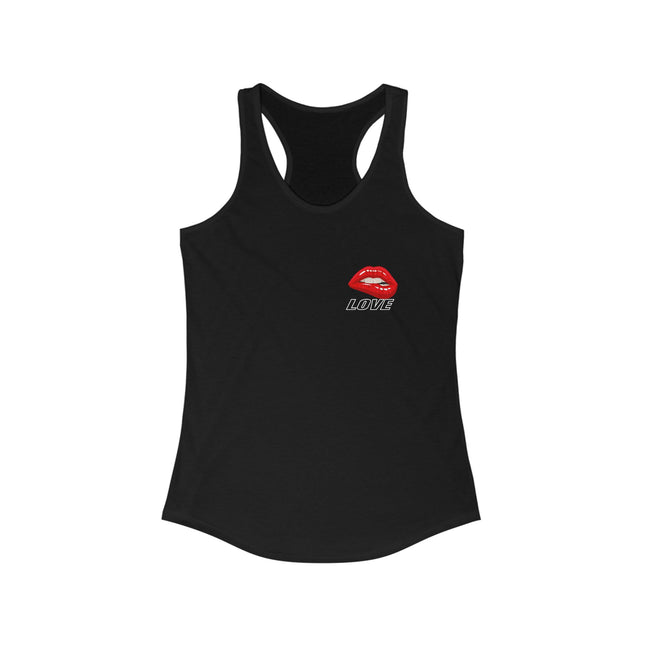 💋 "Love Lips" Graphic Racerback Tank – Flirty, Bold & Effortlessly Cool